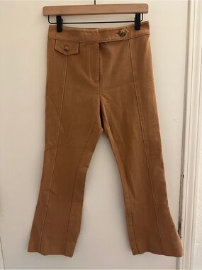 Derek Lam 10 Crosby Camel Flared Pant